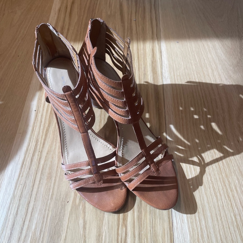 Nine West gladiator heeled sandals